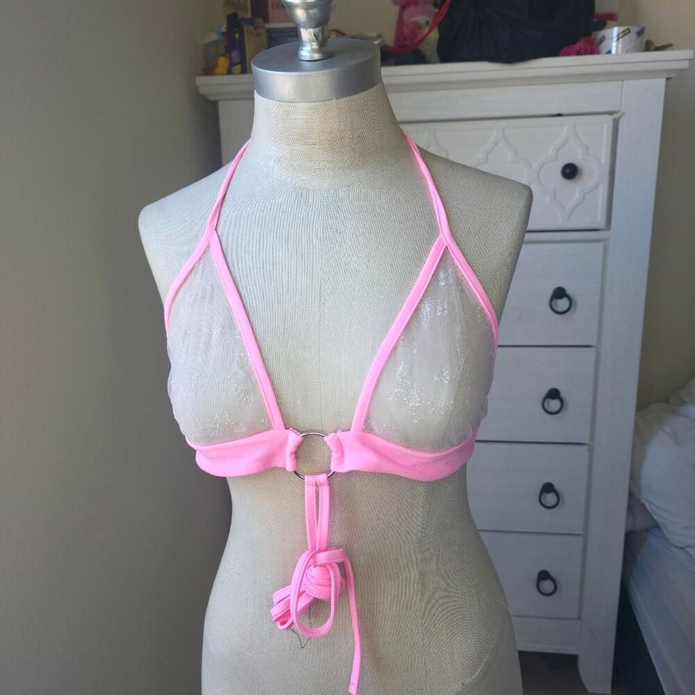 Rave Women's Pink Bikini-and-tankini-tops